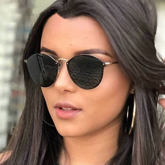 Womens 'Kourtney K' Rimless Sunglasses Astroshadez-ASTROSHADEZ.COM-ASTROSHADEZ.COM